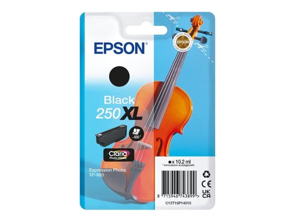EPSON muste musta 10.2ml XP 980, ''25XL''