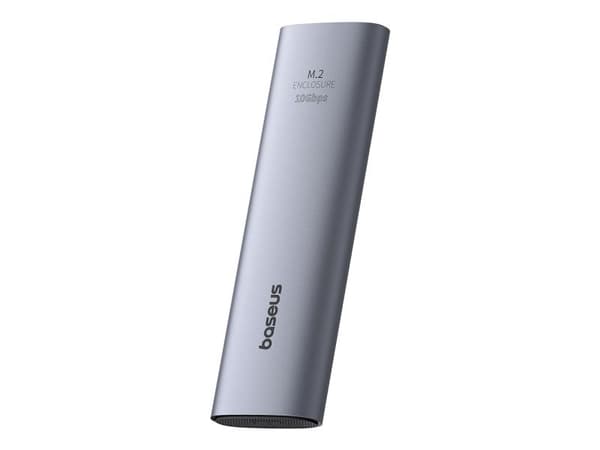 Baseus FlyJoy M.2 NVMe SSD-caddy 10Gb/s - Grå