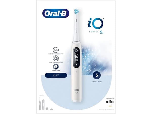 Oral-B iO Series 6 eltandborste vit