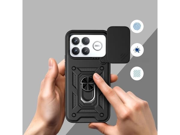 Tech-Protect CamShield Pro-deksel til Xiaomi Poco F8 Ultra - sortering