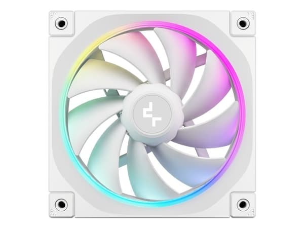 DeepCool FL12 WH, Tuuletin, 12 cm, Valkoinen