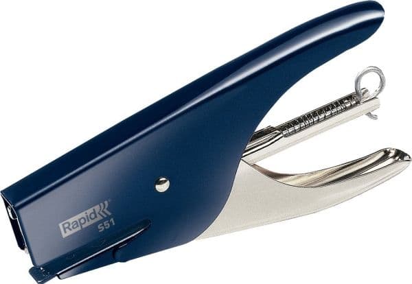 Heftetang Rapid Supreme S51, 15 ark Blå