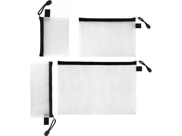 Dragkedjepåse set 4 st