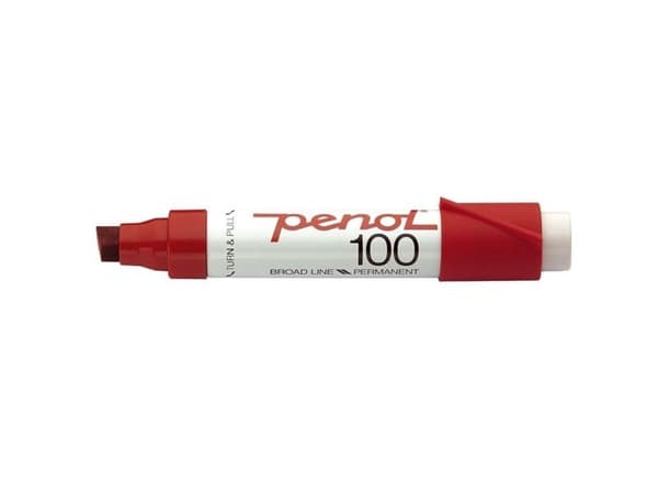 Marker Penol 100 röd 3-10mm