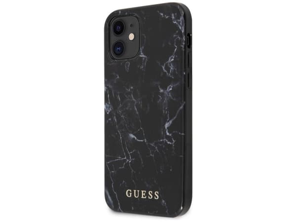 Guess Marble-skal till iPhone 12 mini - svart