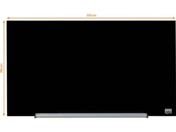 Nobo Impression Pro magnetisk whiteboardtavle 31" 68x38 cm Sort