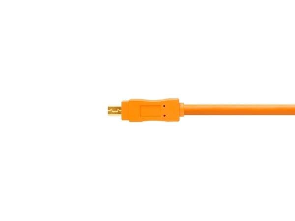 Tether Tools CU8015-ORG, 4,6 m, USB A, Mini-USB B, USB 2.0, Oransje