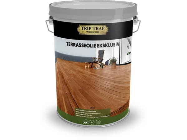 Trip Trap Terrasseolie Eksklusiv, lærk