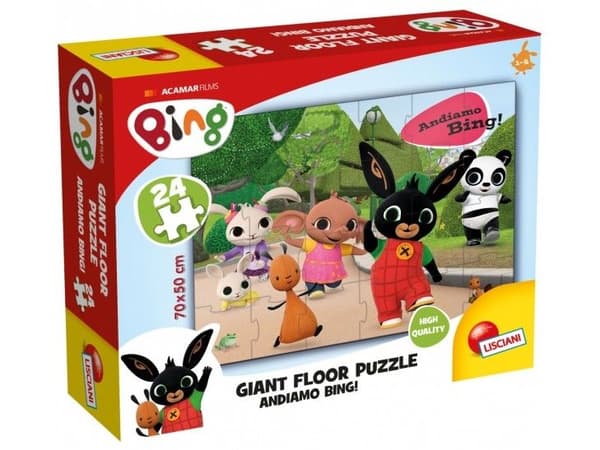 Lisciani Bing Giant Floor 24 - Let's go Bing!