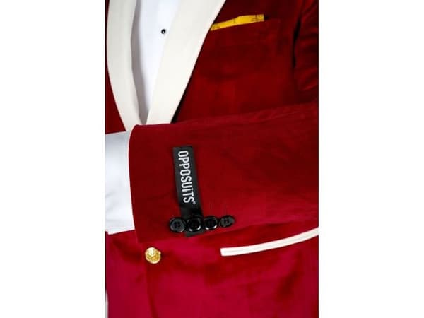 Punainen joulusmokki OppoSuits