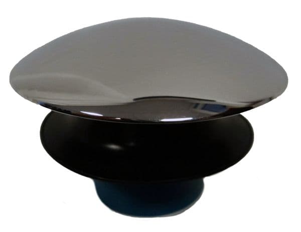 Bundventil push-up, krom