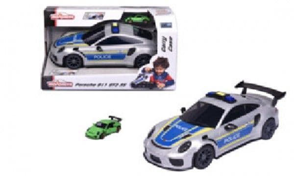 Majorette Porsche polis + 1 fordon