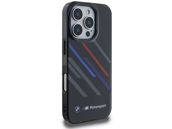 BMW Motosport IML-cover til iPhone 16 Pro Max - Sort
