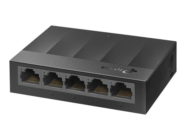 TP-Link LiteWave LS1005G - Switch - ohanterad - 5 x 10/100/1000 - skrivbordsmodell, väggmonterbar