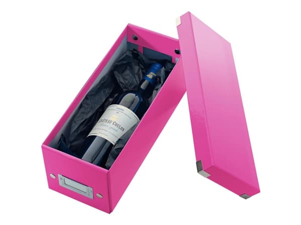 Leitz Click & Store WOW - Lagerboks - metallisk rosa