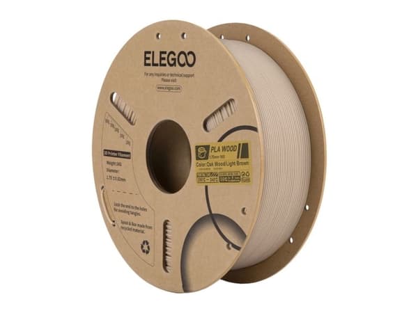 Elegoo PLA träfilament (ljus ek)