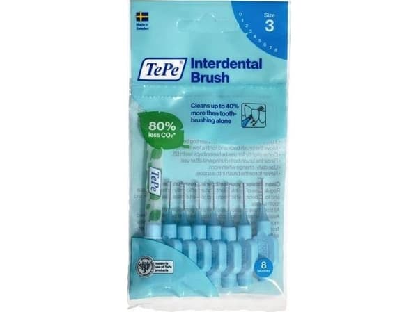 TePe Original mellomromsbørster 0,6 mm blå 8 stk