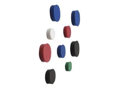Magneetit 30mm Nobo punainen pk/4 - (10 kpl)