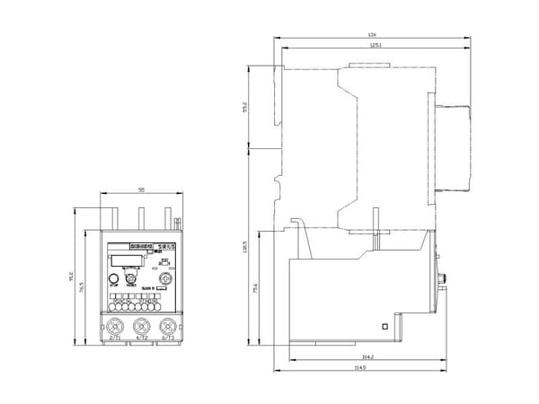 Överbelastningsrelä Siemens 3RU2136-4DD0 1 st