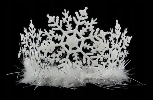 Arpex tiara med snöflinga