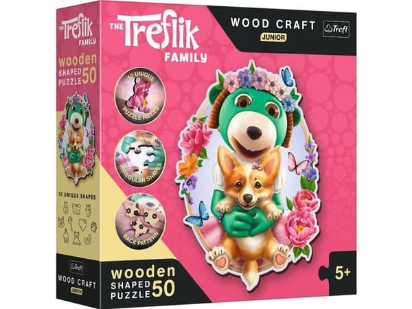 Trefl Happy Trefliks, 50 stykker, Dyr, 6 år