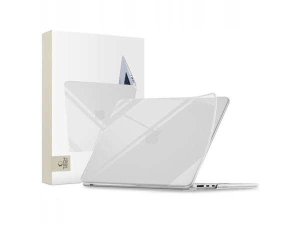 TECH-PROTECT softshell-fodral för MacBook Air 15 M2-M5 2023-2026 crystal clear