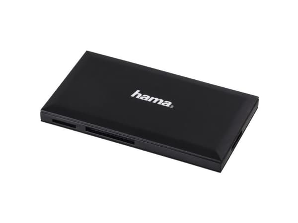 Hama Multi-Card Reader - Kortleser (CF I, MS, SD, MS Duo, MS PRO Duo, microSD, SDHC, microSDHC, MS PRO-HG Duo, SDXC, microSDXC) - USB 3.0
