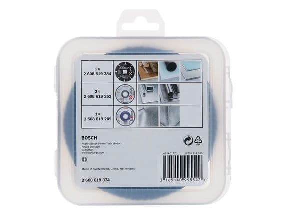 Bosch skär-/slipsats X-LOCK Start 125 mm 5 delar
