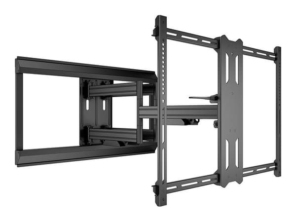 Multibrackets M Universal Flexarm Pro Dual HD Offset - Monteringssett (brakett) - full bevegelse - for flatpanel - solid stål - svart - skjermstørr...
