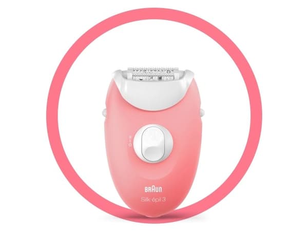 Braun Braun Silk-épil 3-176, epilator (rosa/vit)