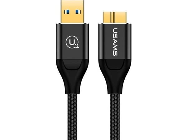 USB-kabel Usams USB-A - 2 m Svart (63750-uniw)