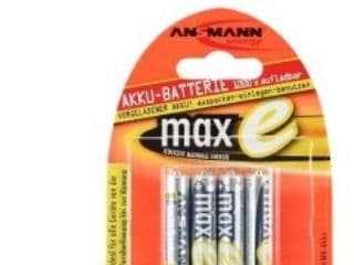 ANSMANN maxE - Batteri 4 x AAA - NiMH - (oppladbart) - 800 mAh