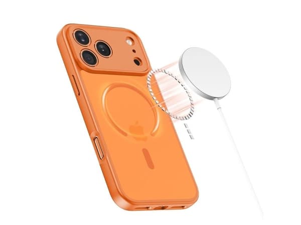 Tech-Protect BasicMag MagSafe-etuiet til iPhone 17 Pro Max - Orange