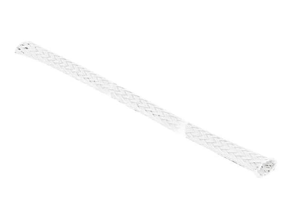 Delock Braided Sleeving stretchable - Utvidgningsbart inflätat kabelfodral - 10 m - vit
