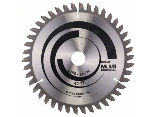 Bosch Multi Material - Sirkelformet sagblad - for multiformål - 160 mm - 42 tenner