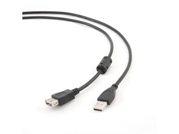 Gembird CCP-USB2-AMAF-6 - USB forlængerkabel - USB (hun) til USB (han) - 1.8 m - formet - sortti