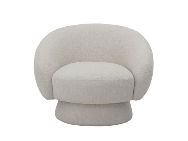BLOOMINGVILLE Ted loungestol, vit, polyester