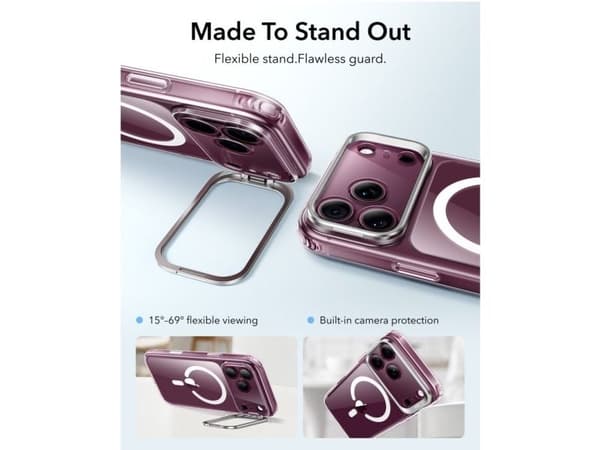 ESR CLASSIC HYBRID KICKSTAND MAGSAFE IPHONE 17 PRO MAX / 18 PRO MAX CLEAR