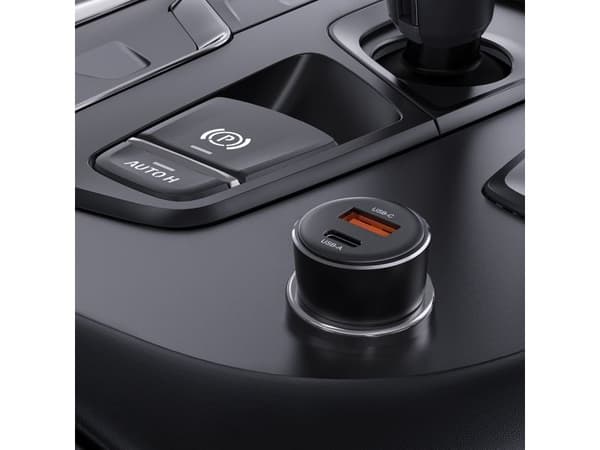 Acefast B12 billader 60W USB-A / USB-C - svart