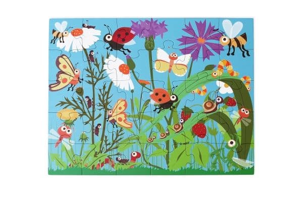 Stort magnetisk puslespill - insekter