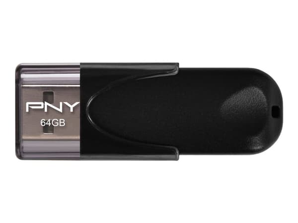 PNY Attaché 4 - USB-flashstasjon - 64 GB - USB 2.0