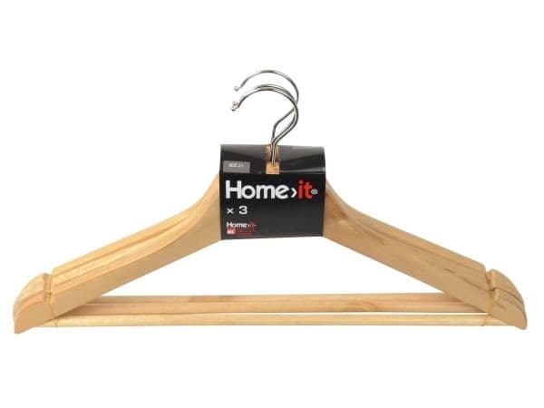 Home It väggkrokar i naturträ - 3-pack