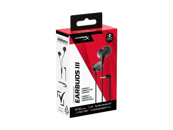 HyperX Cloud Earbuds III Black, 21,2 g, Musta