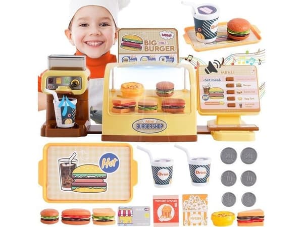 WOOPIE mini burgerbutikk BIG BURGER leketøy
