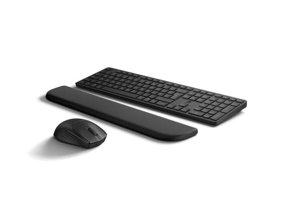 HP MULTI-DEVICE DUAL-MODE MOUSE AND KEYBOARD COMBO WITH PALM RES