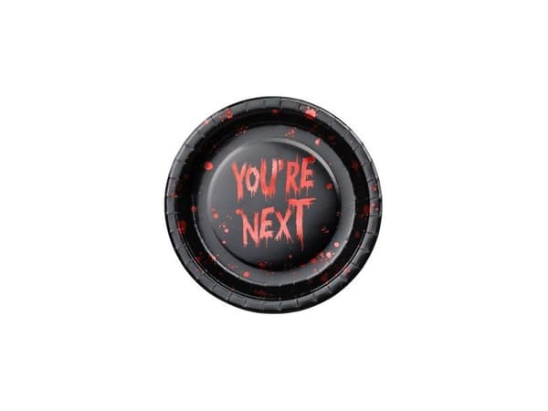 Youre Next engångstallrikar i papper, 6 st
