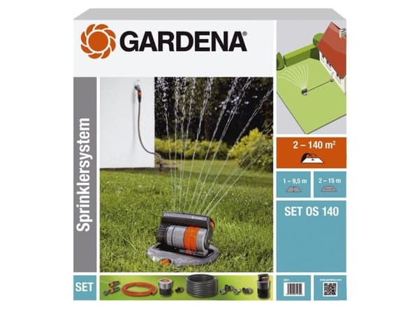 GARDENA POP-UP SUORAKULMAINEN LEVITIN 140