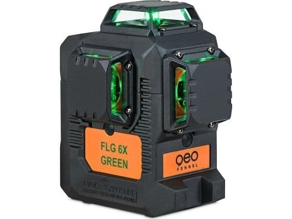 Grønn plan krysslaser 3x360° [FLG 6X-GREEN, 534620]