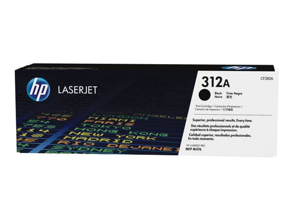 Lasertoner hp 312a cf380a, 2 280 sidor, svart