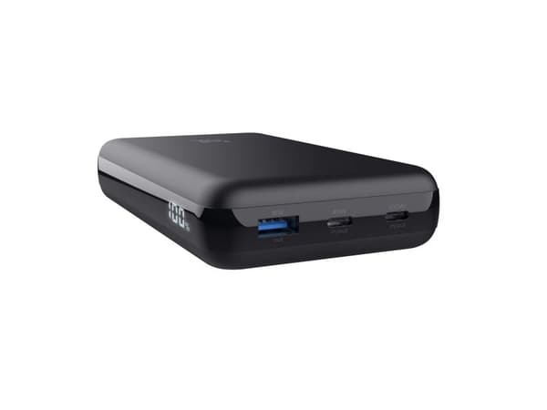 Trust Laro, Quick Charge 3.0, 100 W, musta